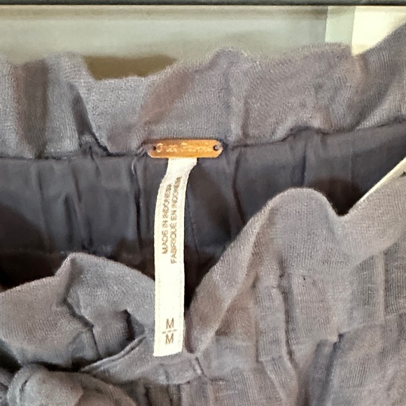 Free People Lavender Culottes with Tie Waist - Picture 2 of 3